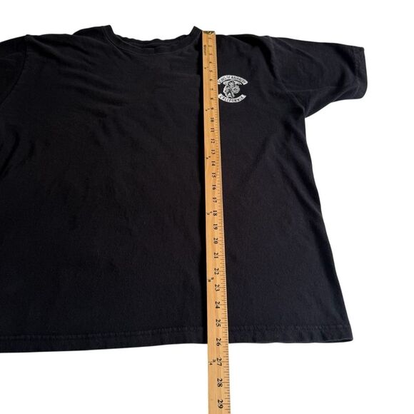 Sons of Anarchy Tee Two Sided Graphic Black Grunge Sz XL - Picture 7 of 8